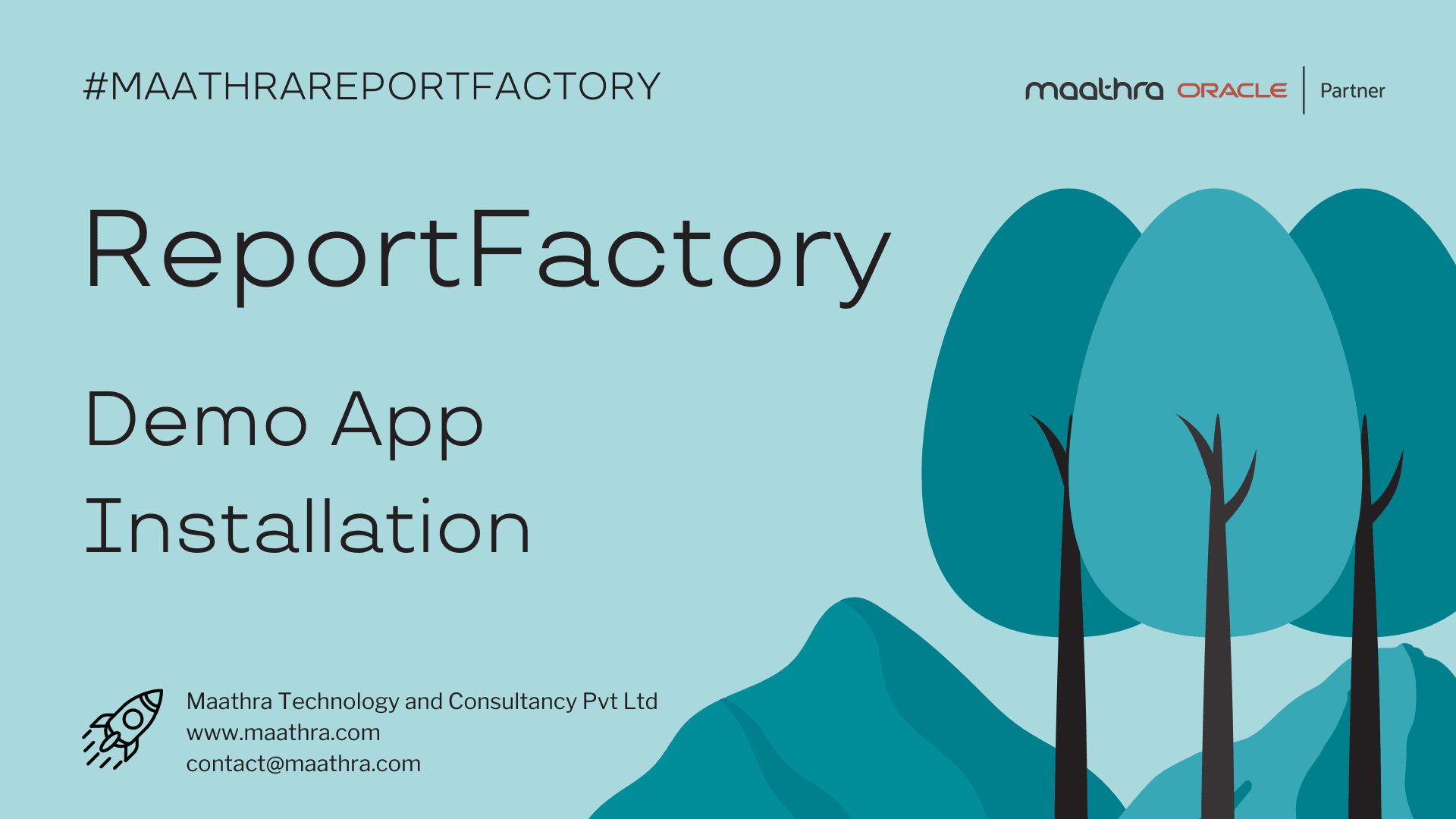 Installing and Exploring the ReportFactory Demo Application